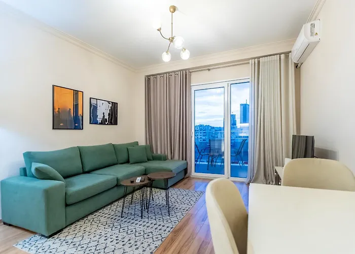 Skyline Sunset & View - Modern 1br شقة *