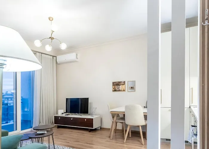 Skyline Sunset & View - Modern 1br Apartman Tirana